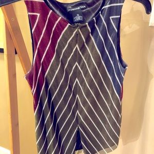 Vivienne Tam Vintage set. Top and long skirt. Size S. Metallic gold underneath.